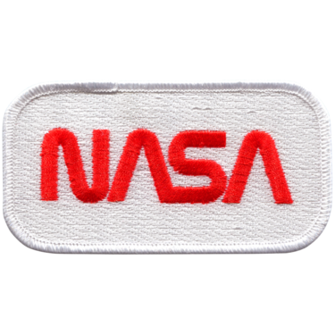 NASA WORM RED ROUNDED
